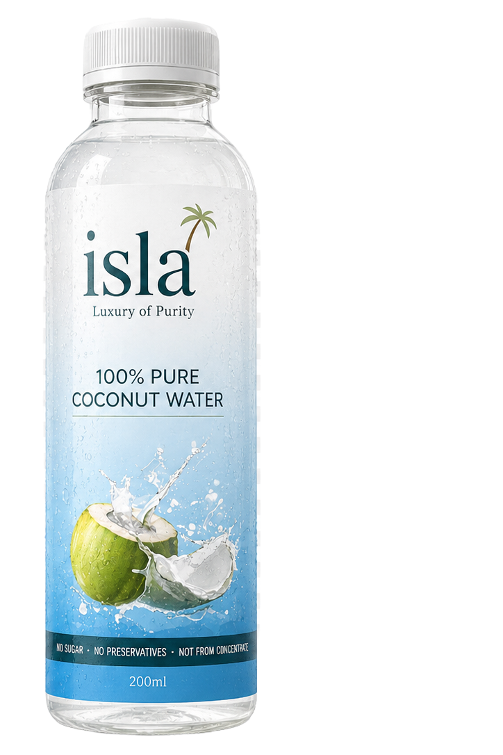 isla Pure Coconut Water bottle